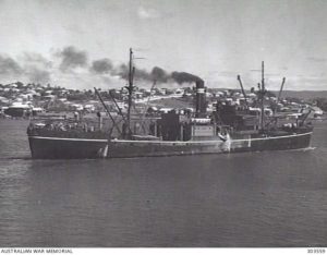 SS Macumba before it was sunk