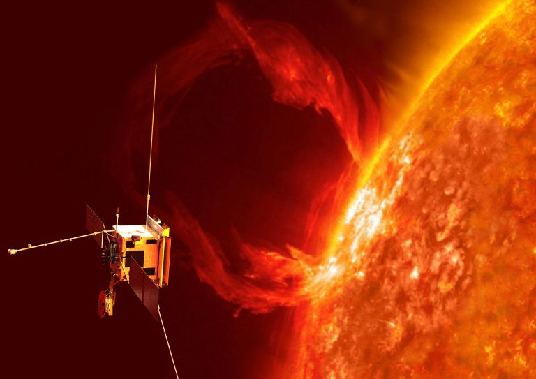 machine orbiting the Sun