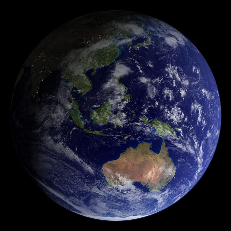 satelite image of Earth