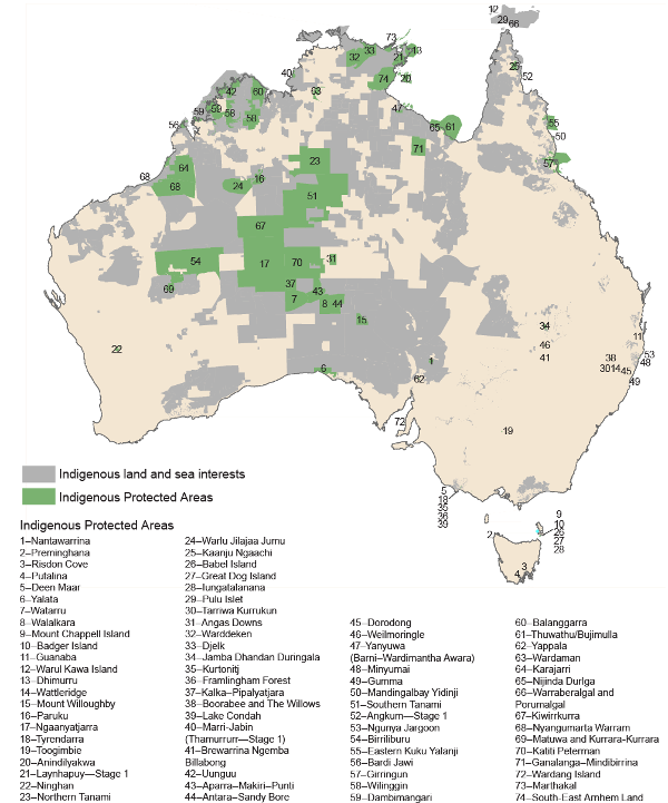 map of Australia