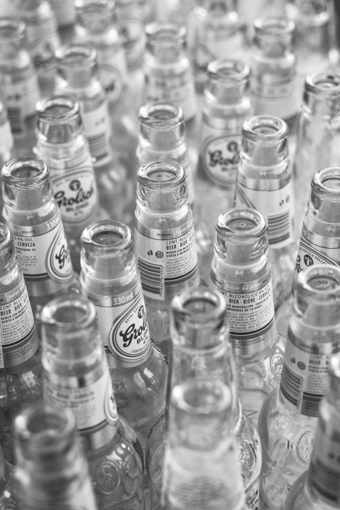 A picture of glass bottles. Image by Mateo Abrahan/Unsplash