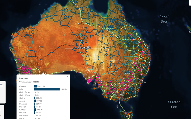 map of australia