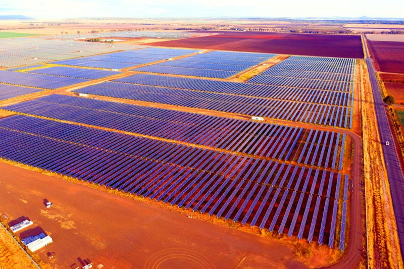 Large solar array