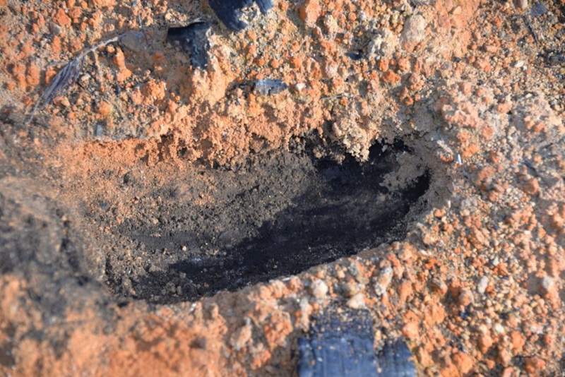 Soil carbon burnout