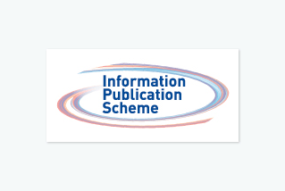 IPS logo, the text 'Information Publication Scheme' surrounded by red and blue circles