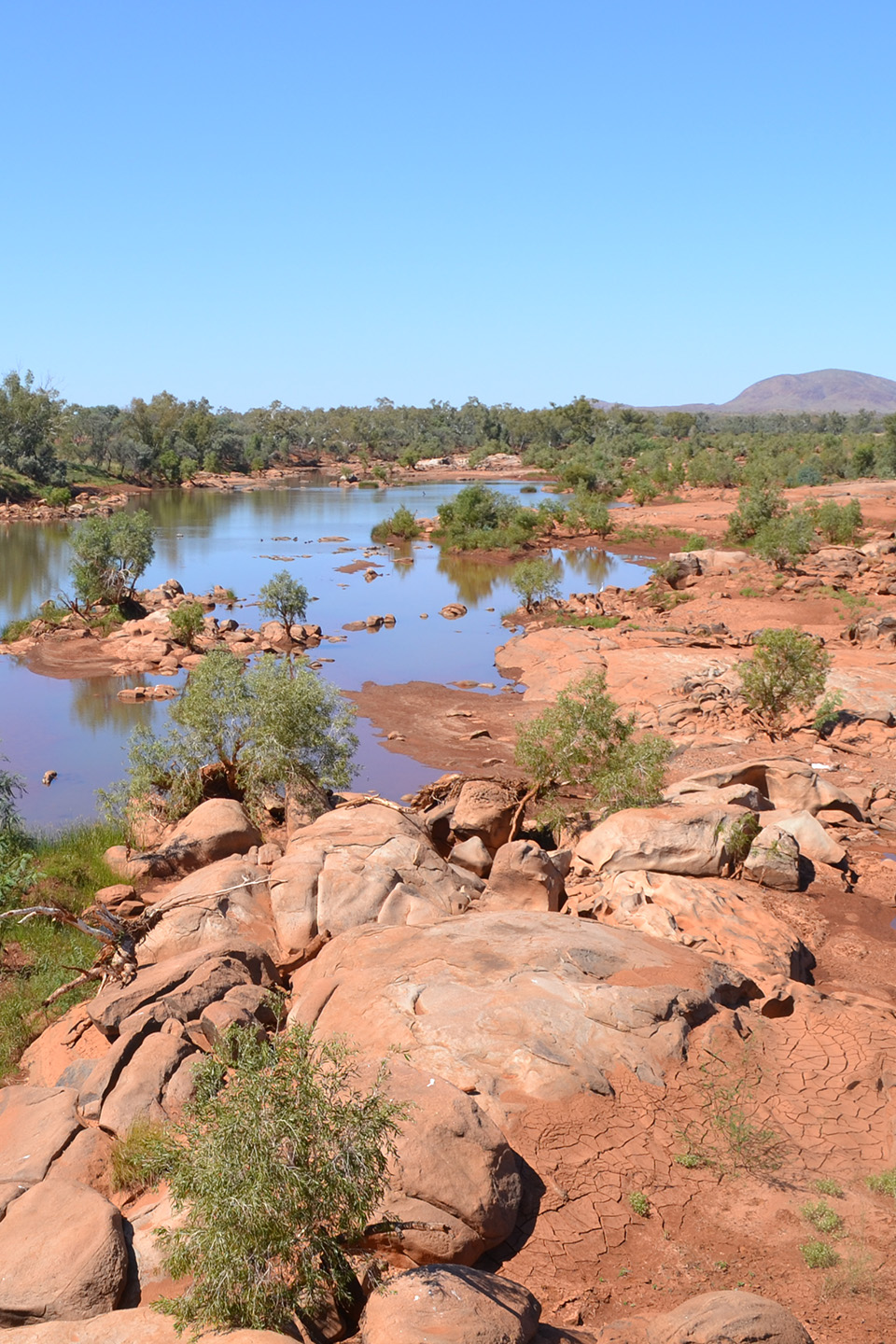 Rocky riverbank in Northern Australia