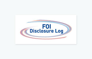 Freedom of Informaiton logo - surrounded by red and blue circles