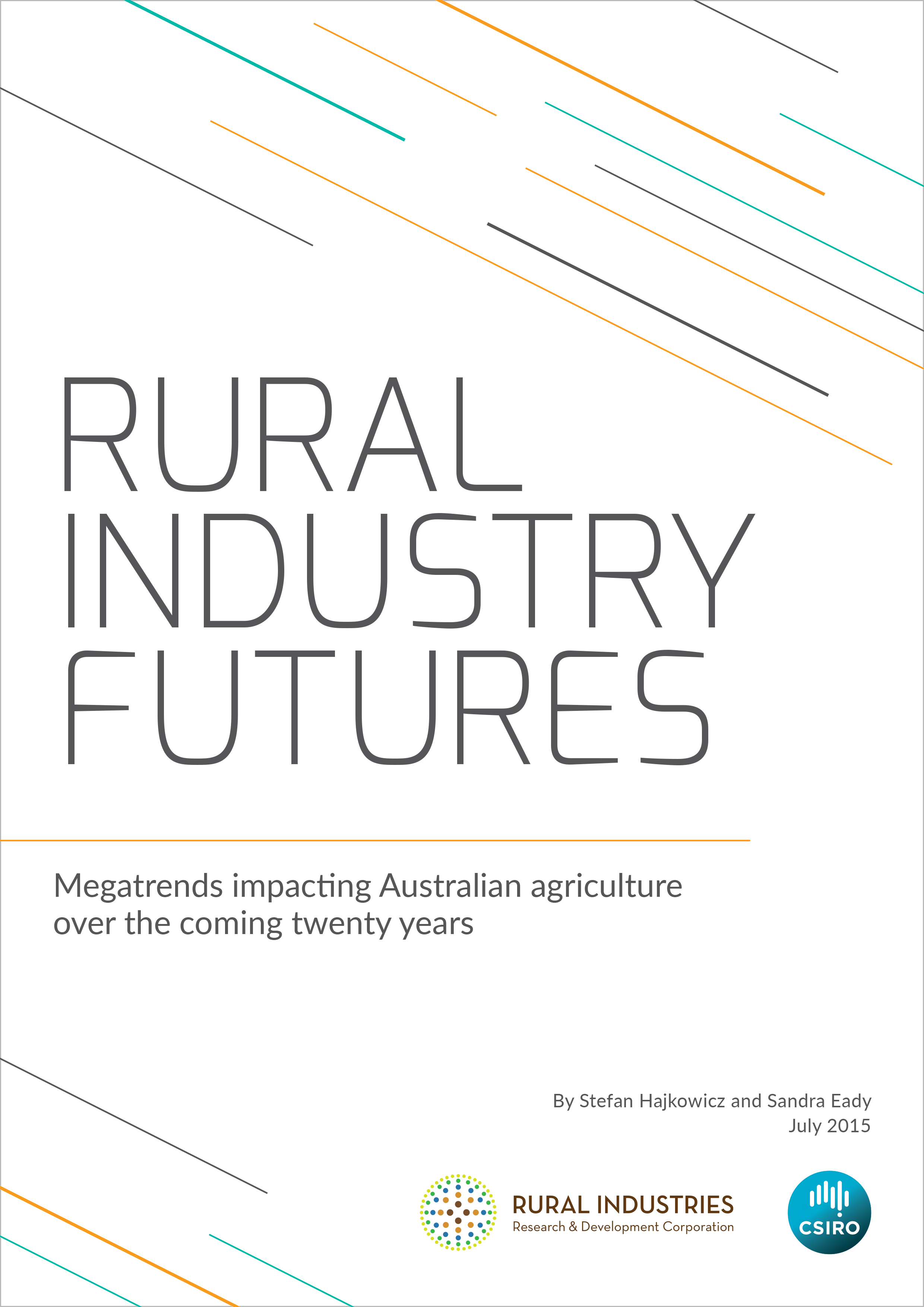 Front cover of report